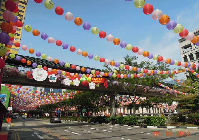 2012年牛车水的中秋